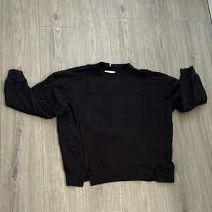 Aerie Black Crewneck Top